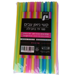 קשים ניאון עבים צבעוניים 100 יחידות