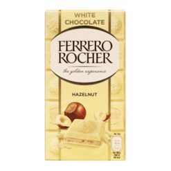 שוקולד לבן פררו רושה אגוזי לוז 90 גרם Ferrero Rocher